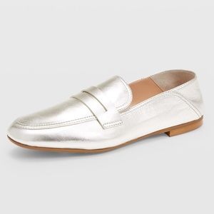 Kedda Loafers - Brand New ( shoes never have tags ) - NEVER WORN - Silver*